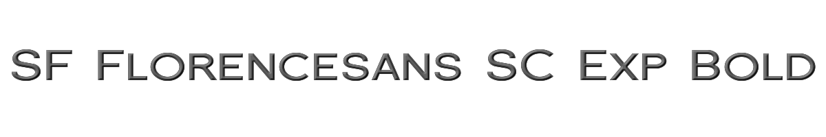 SF Florencesans SC Exp Bold 