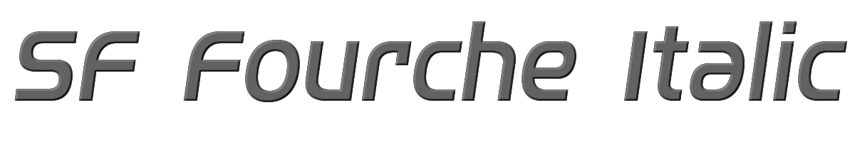 SF Fourche Italic 
