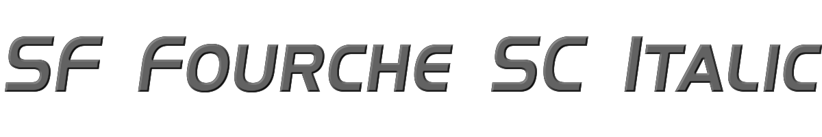 SF Fourche SC Italic 