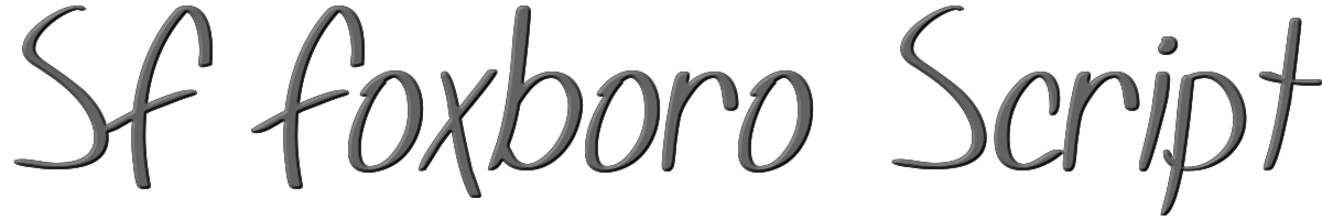 SF Foxboro Script 