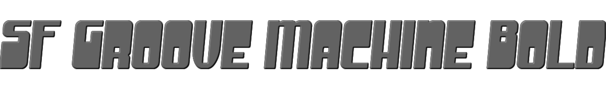 SF Groove Machine Bold 