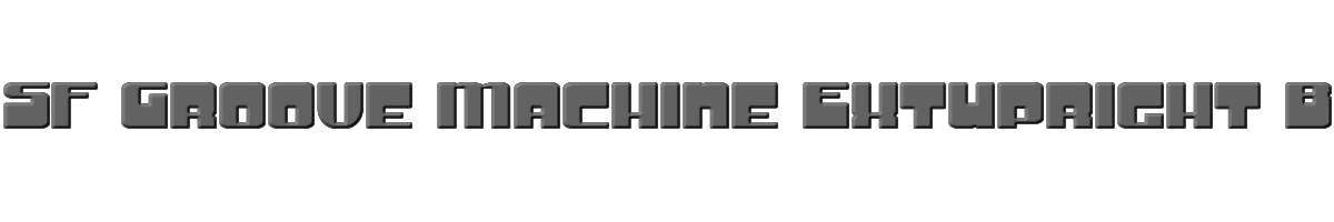 SF Groove Machine ExtUpright Bold 