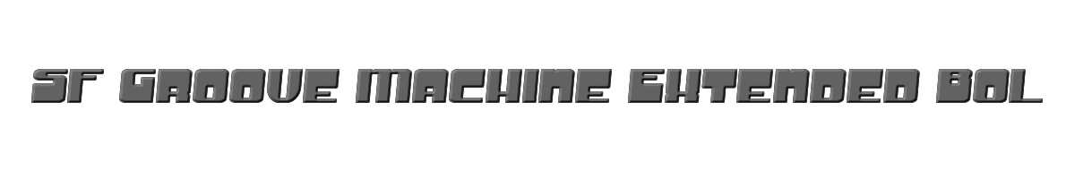 SF Groove Machine Extended Bold 