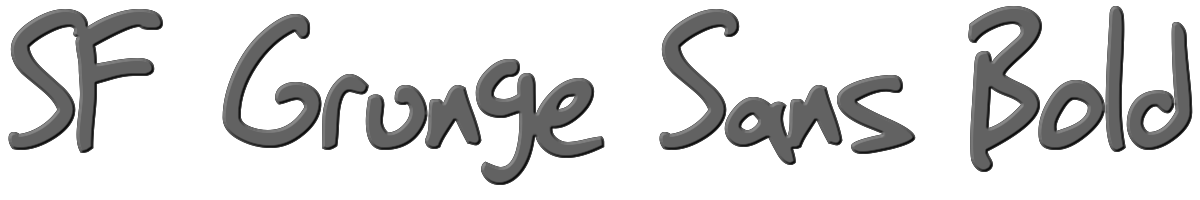 SF Grunge Sans Bold 