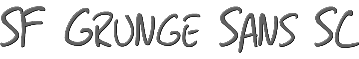 SF Grunge Sans SC 