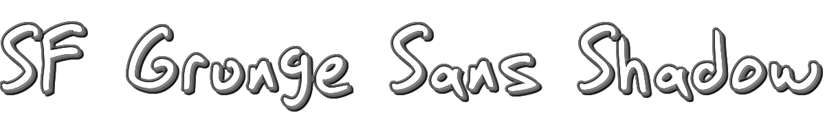SF Grunge Sans Shadow 