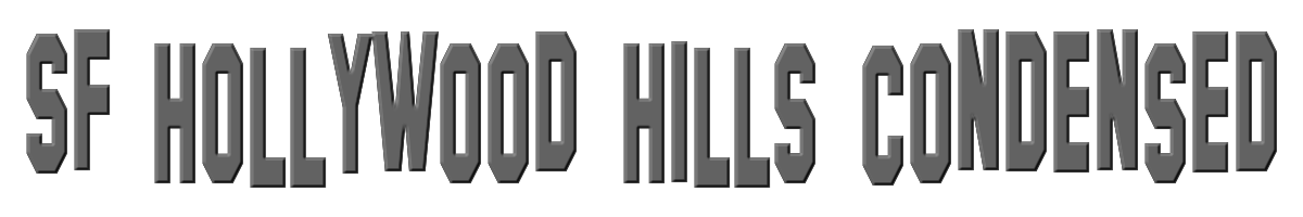 SF Hollywood Hills Condensed 