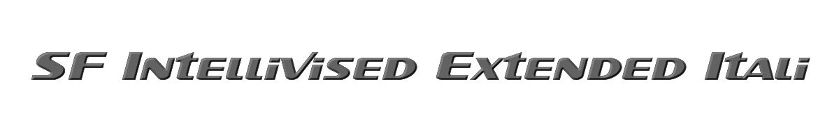 SF Intellivised Extended Italic 