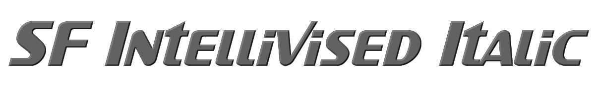 SF Intellivised Italic 