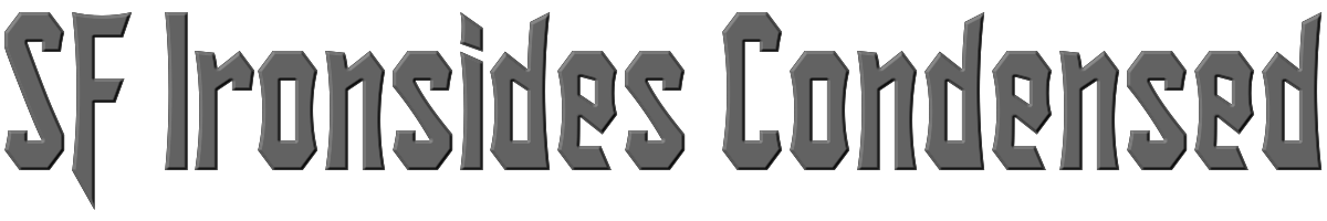 SF Ironsides Condensed 