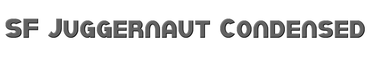 SF Juggernaut Condensed 