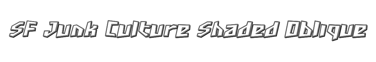 SF Junk Culture Shaded Oblique 