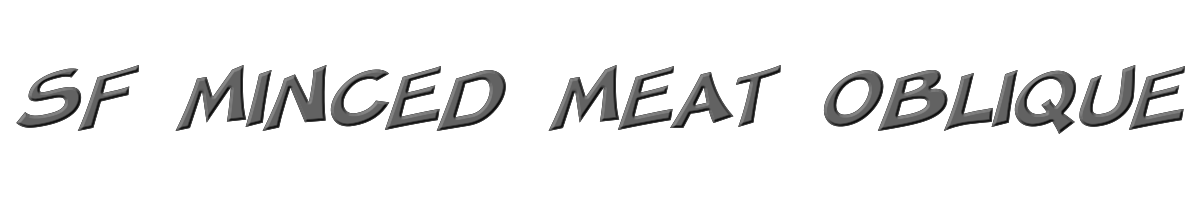 SF Minced Meat Oblique 