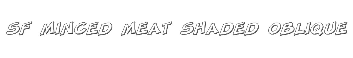SF Minced Meat Shaded Oblique 