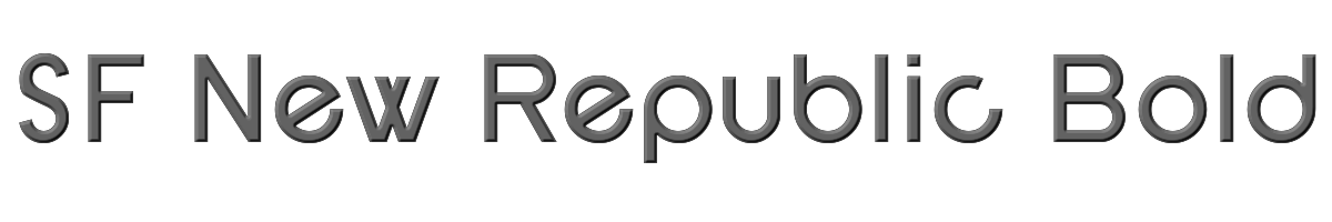 SF New Republic Bold 