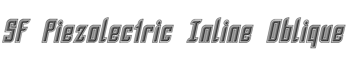 SF Piezolectric Inline Oblique 