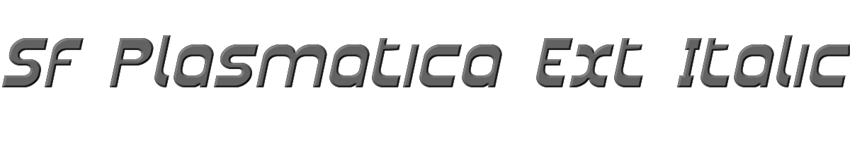 SF Plasmatica Ext Italic 