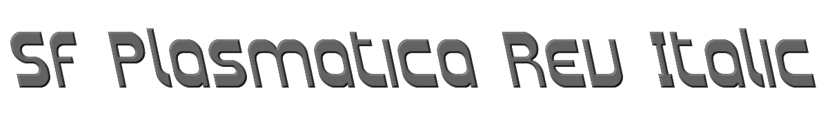 SF Plasmatica Rev Italic 