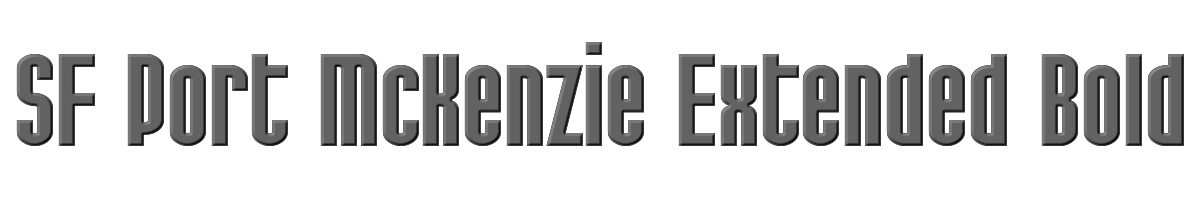 SF Port McKenzie Extended Bold 