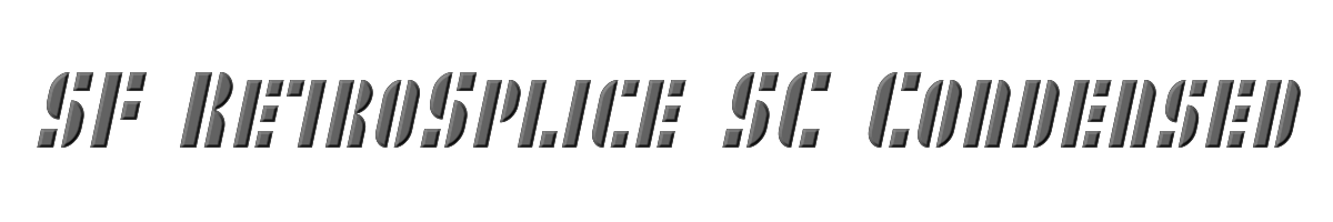 SF RetroSplice SC Condensed 