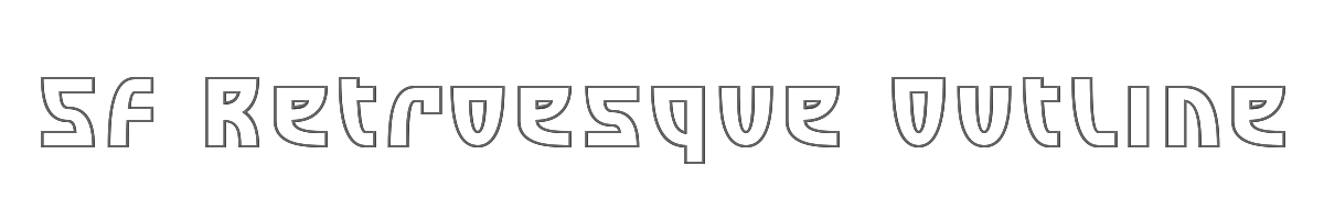 SF Retroesque Outline 