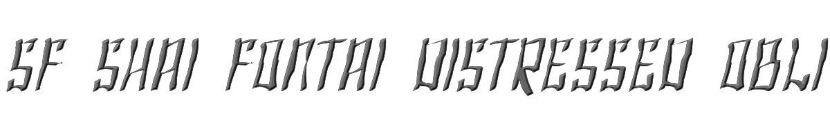 SF Shai Fontai Distressed Oblique 