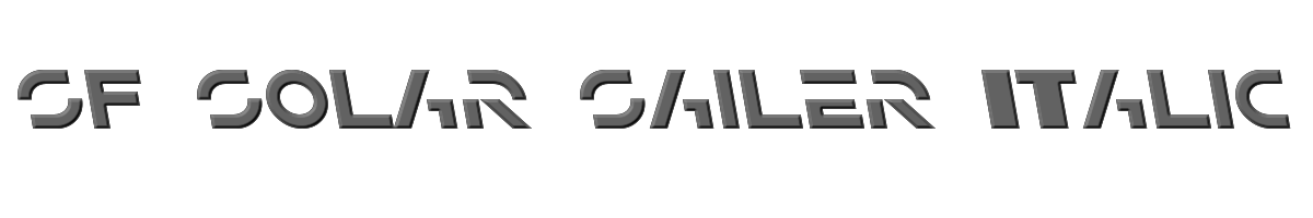 SF Solar Sailer Italic 