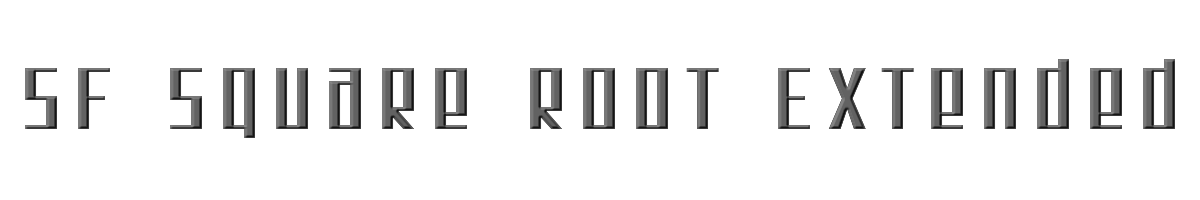 SF Square Root Extended 