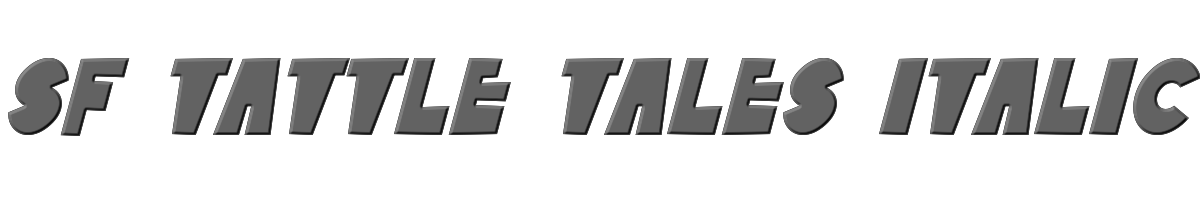 SF Tattle Tales Italic 