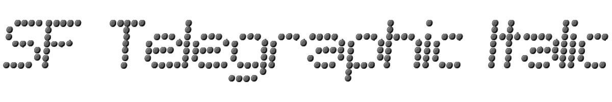SF Telegraphic Italic 