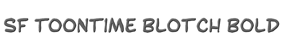 SF Toontime Blotch Bold 