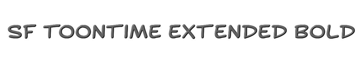 SF Toontime Extended Bold 