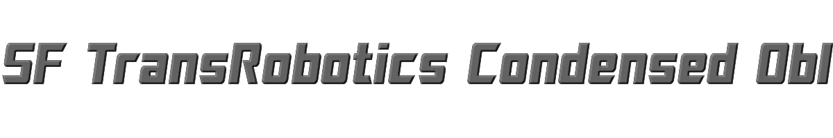 SF TransRobotics Condensed Oblique 