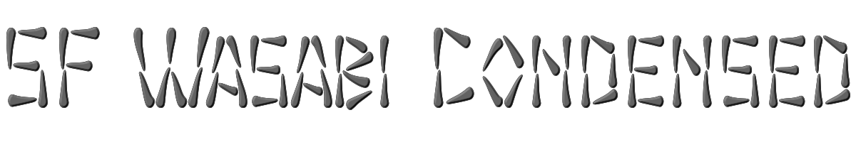 SF Wasabi Condensed 