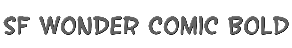 SF Wonder Comic Bold 