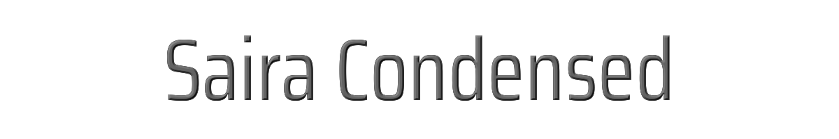 Saira Condensed 