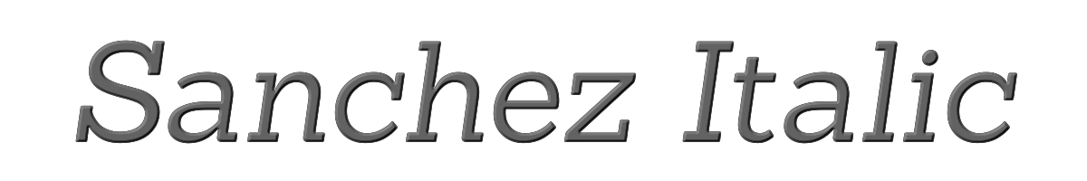 Sanchez Italic 