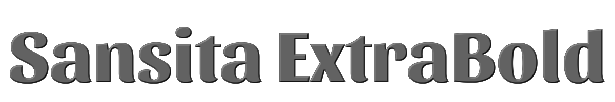 Sansita ExtraBold 