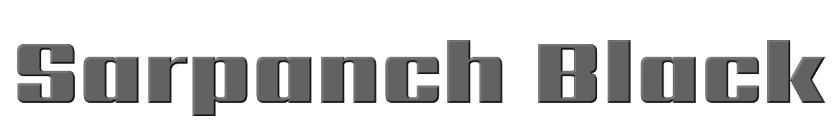 Sarpanch Black 