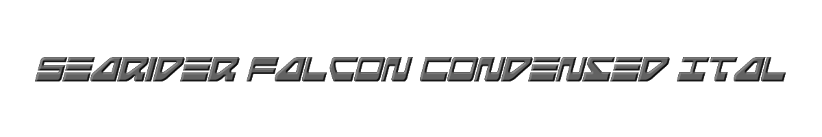 Searider Falcon Condensed Italic 