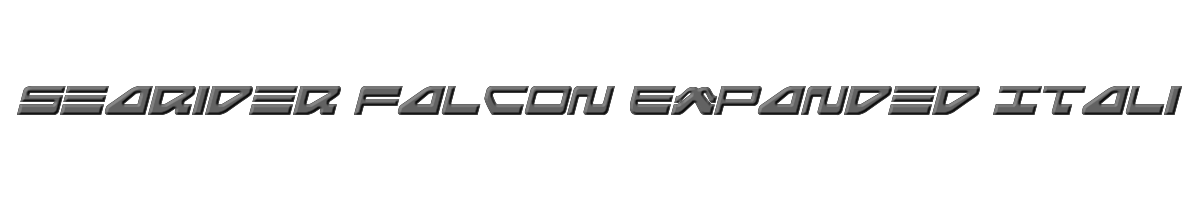 Searider Falcon Expanded Italic 