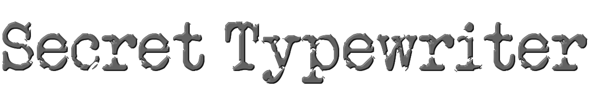 Secret Typewriter 