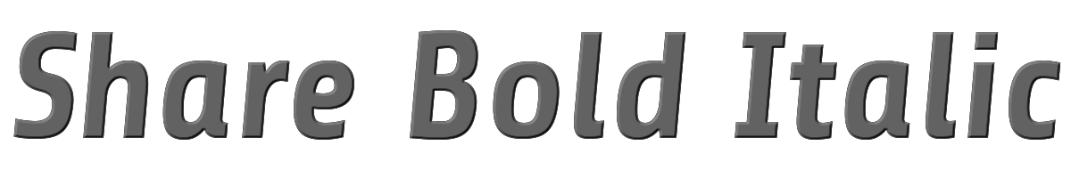 Share Bold Italic 