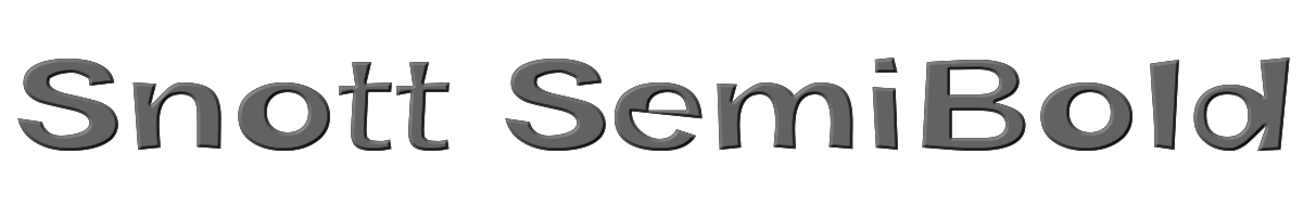 Snott SemiBold 