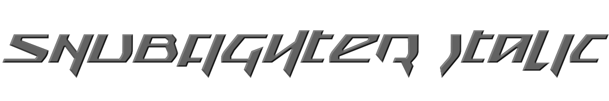 Snubfighter Italic 