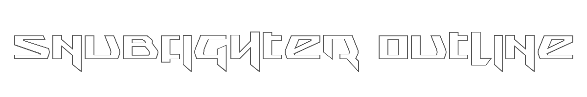 Snubfighter Outline 