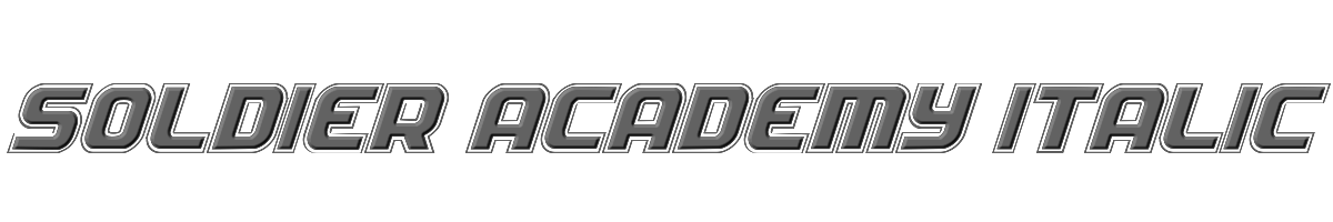 Soldier Academy Italic 