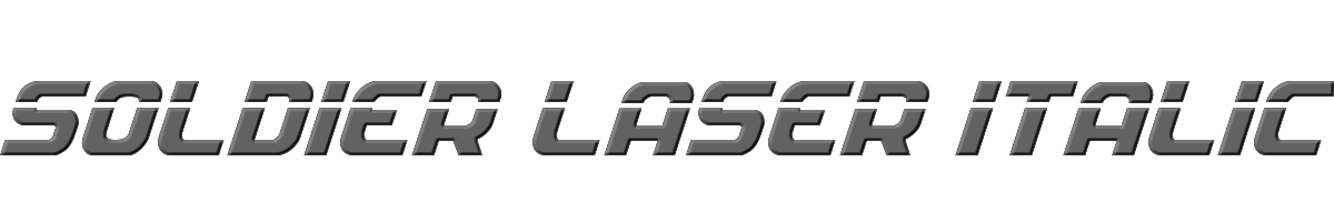 Soldier Laser Italic 