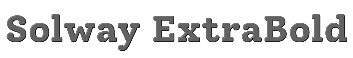 Solway ExtraBold 