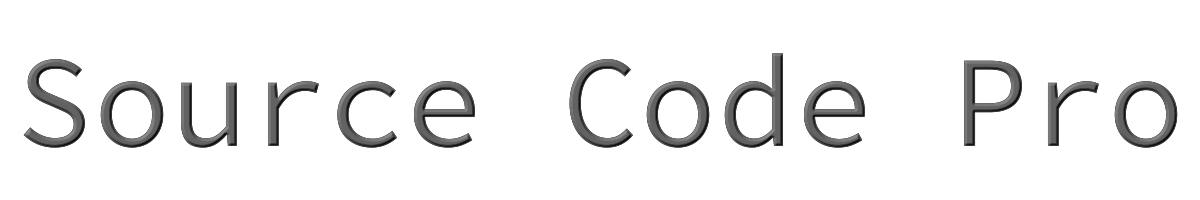 Source Code Pro 
